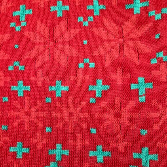 Women's Merry Christmas Ugly Christmas Sweater Vest Faux Button Front size XXL - Picture 10 of 12